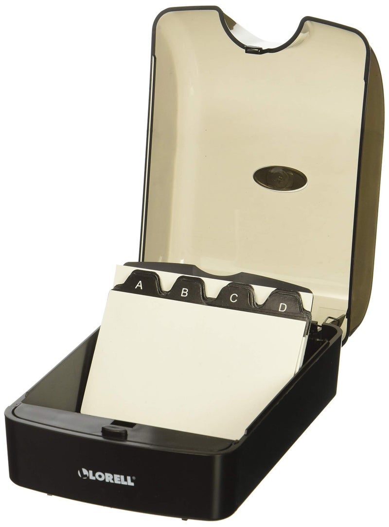 Lorell Desktop Card File, 350 Card Capacity - Image 2